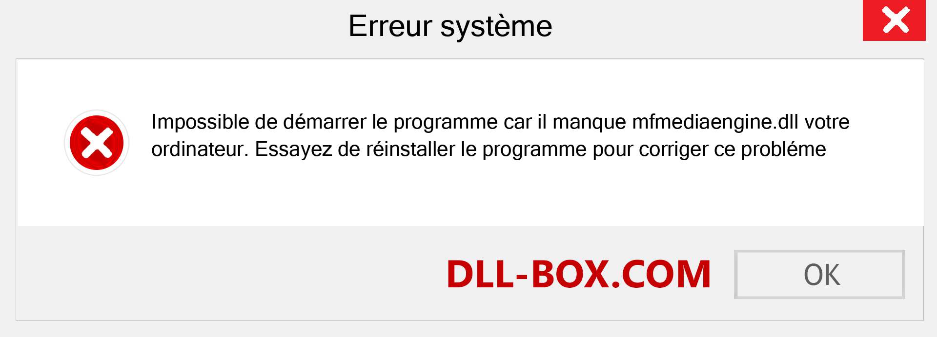 Le fichier mfmediaengine.dll est manquant ?. Télécharger pour Windows 7, 8, 10 - Correction de l'erreur manquante mfmediaengine dll sur Windows, photos, images